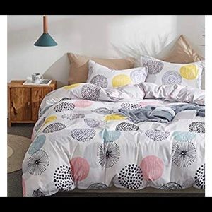 Colorful3 piece duvet set